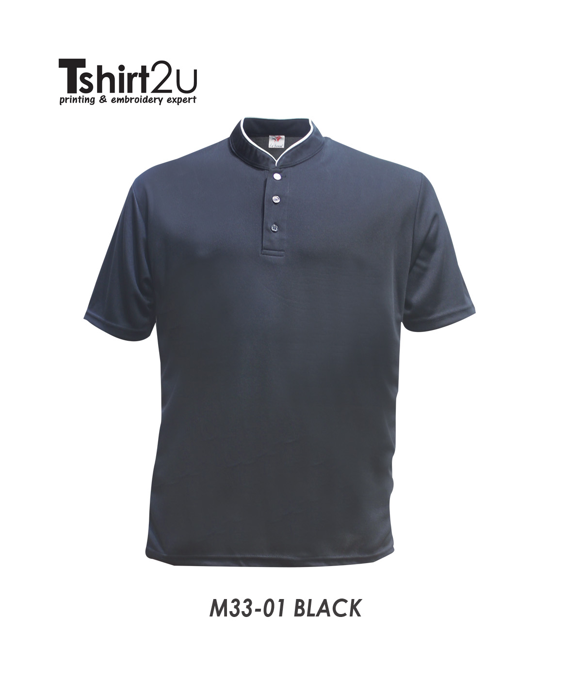 Microfiber Mock Neck M3300 - 7 Colors - T Shirt 2 u / Online T-Shirts ...